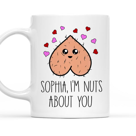 Going Nuts Because Of You - Personalized Coffee Mug