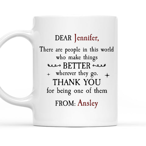 Thanks For Being One Of Them - Personalized Coffee Mug