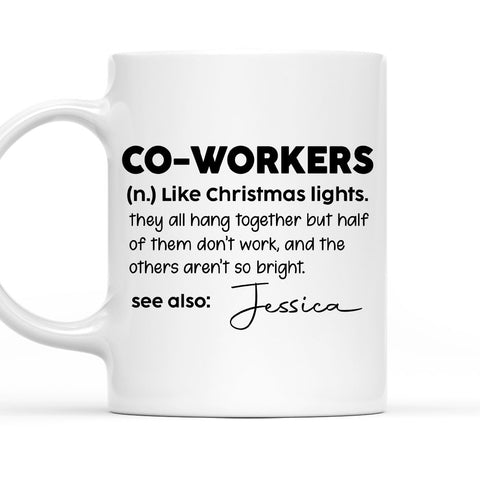Co-worker Definition - Personalized Coffee Mug